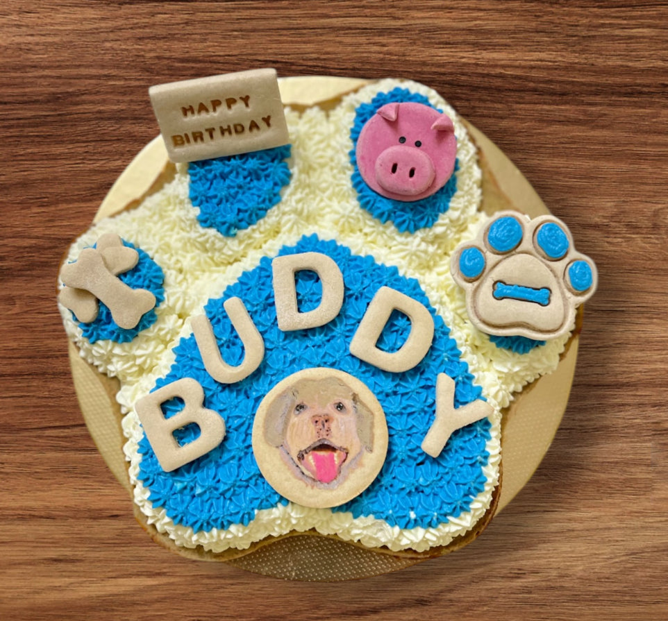 Paw Shaped Cake - 1.3KG