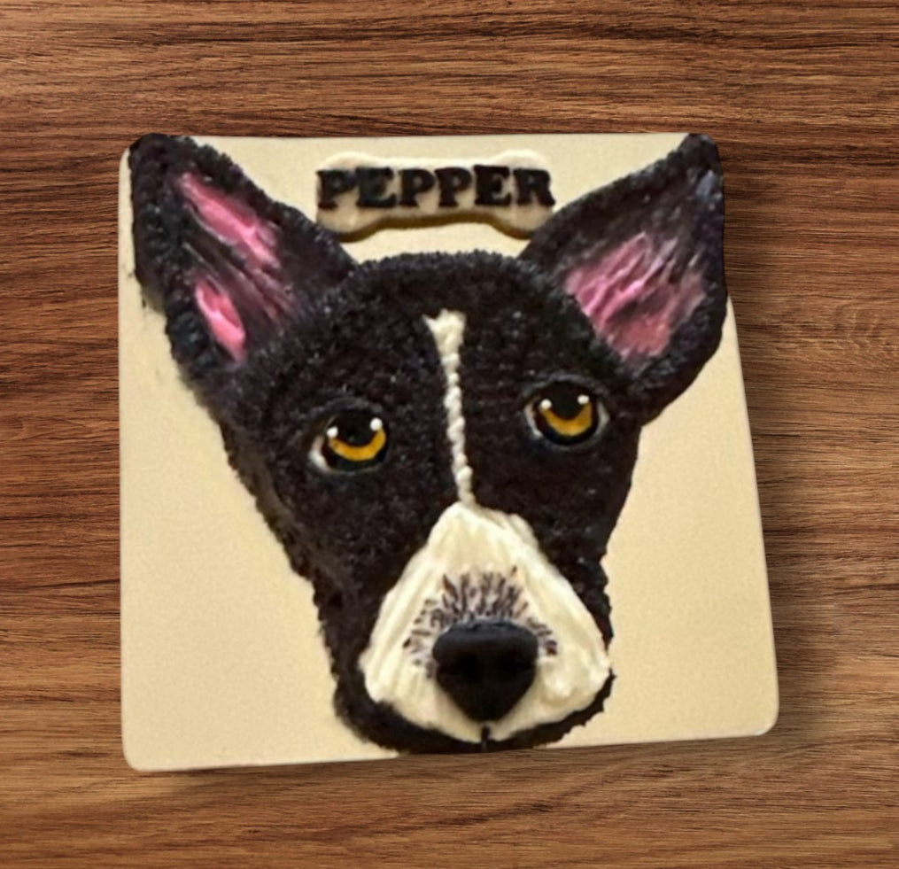 Piped Face Cake - 850grams