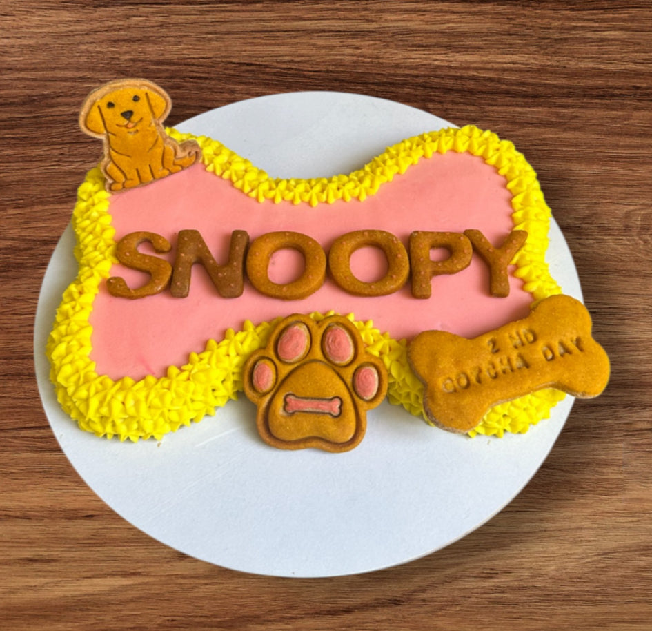 Bone shape cake - 650grams