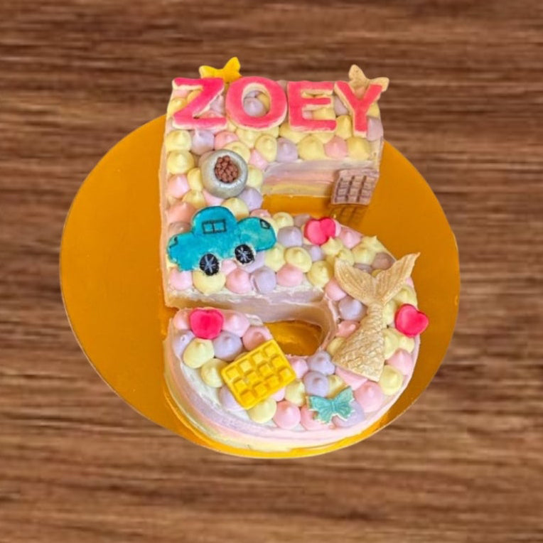 Alphabet/Number Cake -850grams