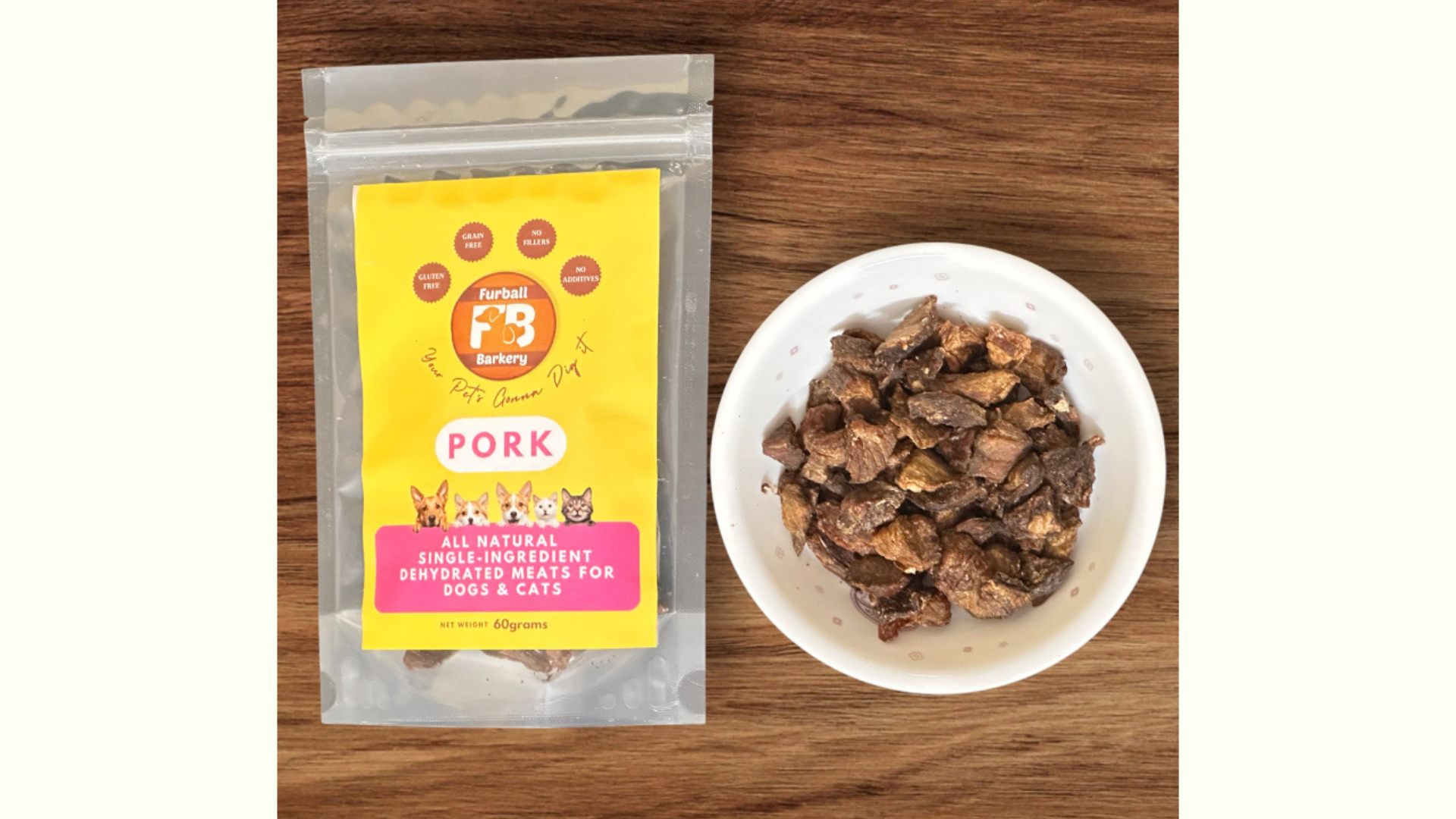 Dehydrated Pork – Pure Protein - 60g