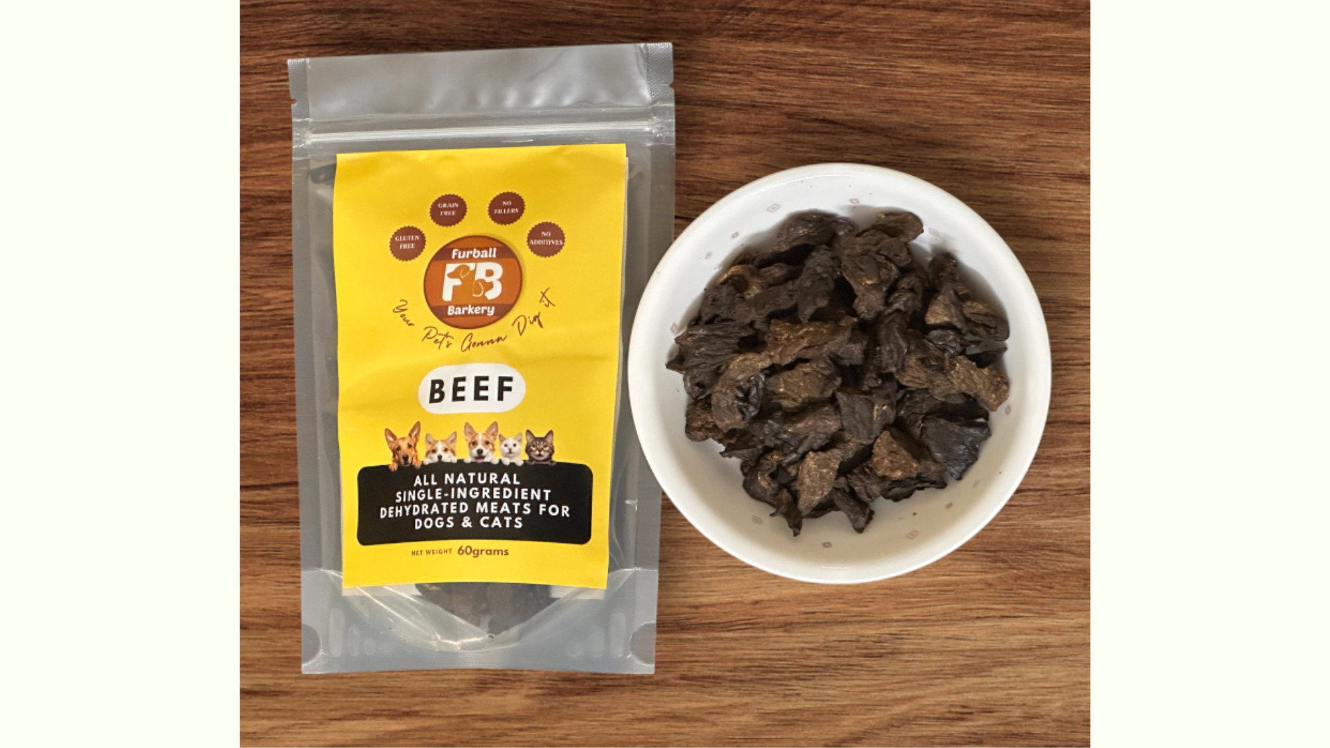 Dehydrated Beef – Pure Protein - 60g
