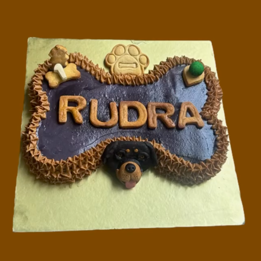 Bone shape cake - 650grams